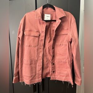 NEW! No tags. Sonoma Utility Jacket 80% cotton/stretch. Dusty Rose Size S.